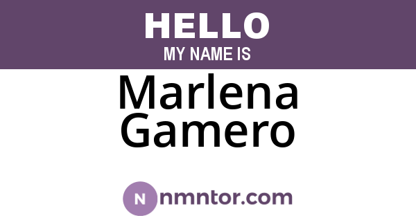 Marlena Gamero