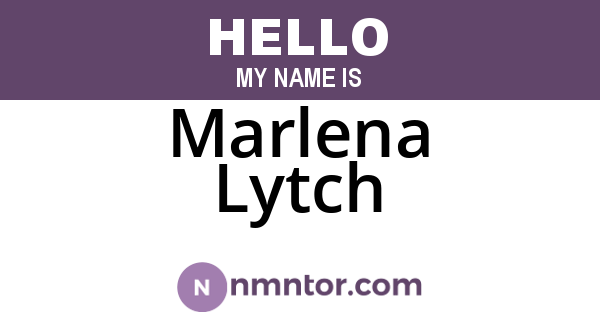 Marlena Lytch