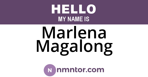 Marlena Magalong