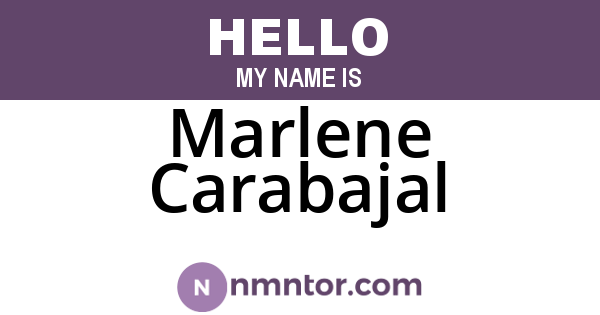 Marlene Carabajal