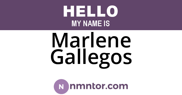 Marlene Gallegos