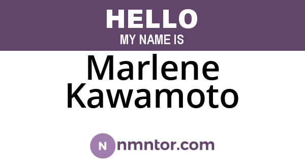 Marlene Kawamoto
