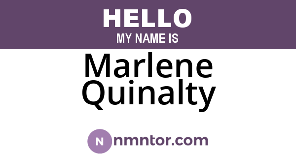 Marlene Quinalty