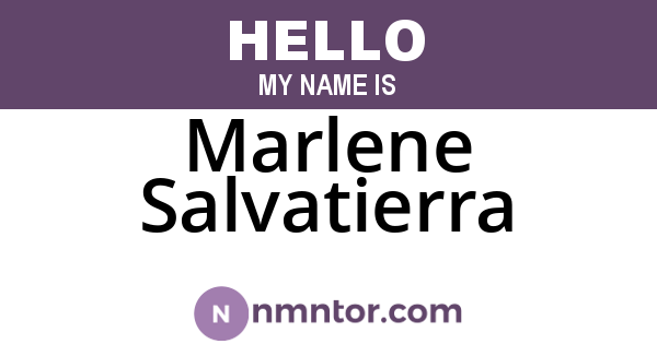 Marlene Salvatierra