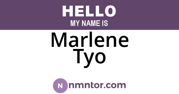 Marlene Tyo