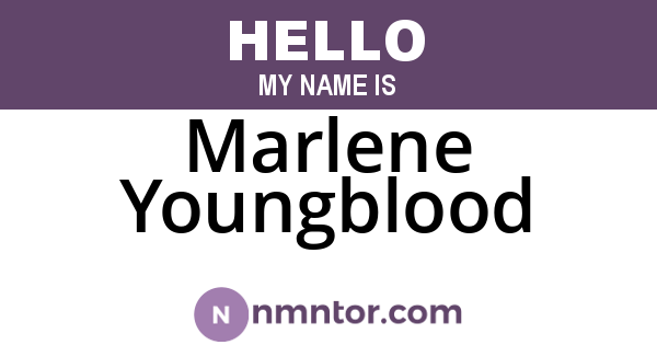 Marlene Youngblood