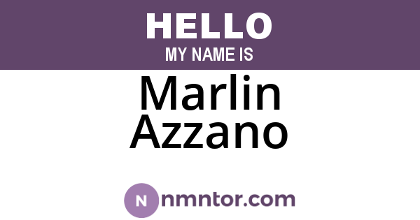 Marlin Azzano