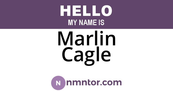 Marlin Cagle