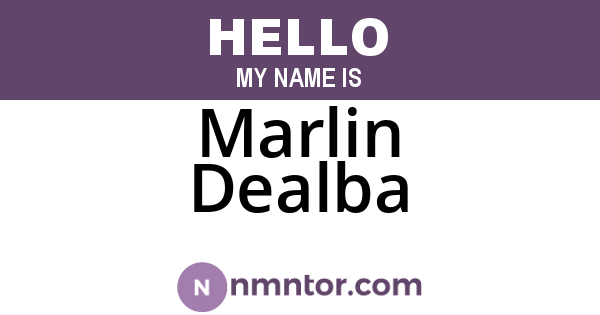 Marlin Dealba