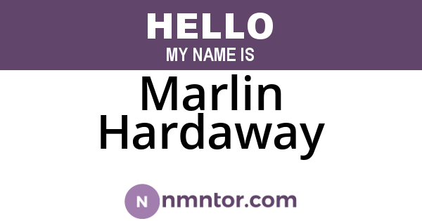 Marlin Hardaway