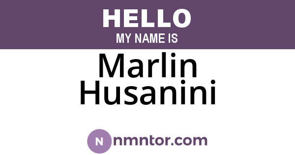 Marlin Husanini