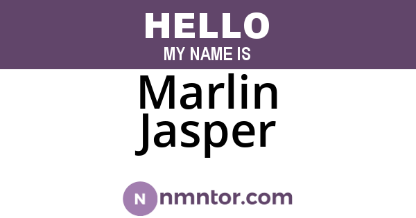 Marlin Jasper