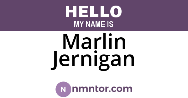 Marlin Jernigan