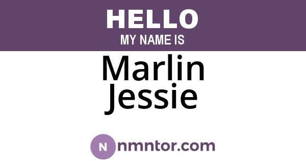 Marlin Jessie