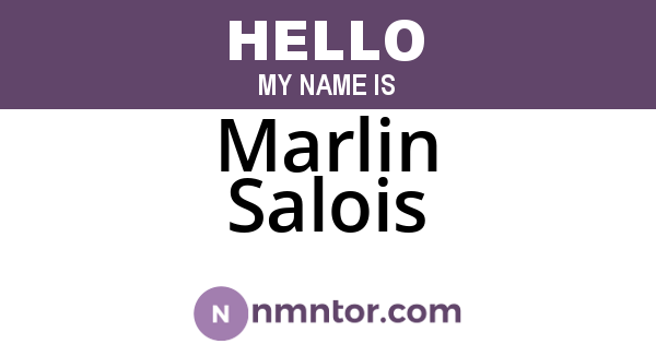 Marlin Salois