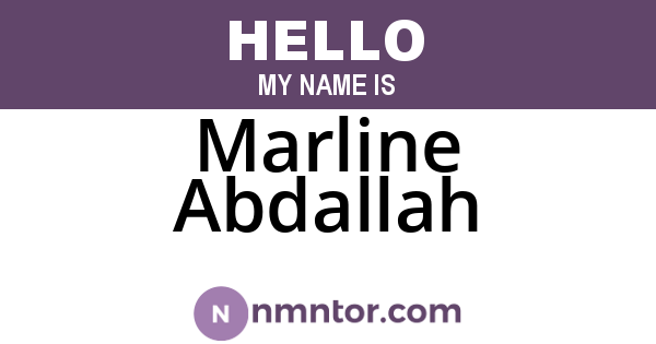 Marline Abdallah