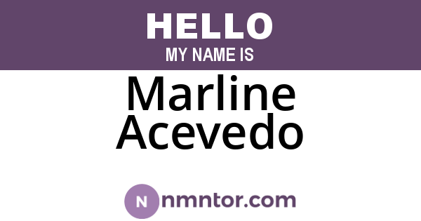 Marline Acevedo