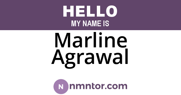 Marline Agrawal