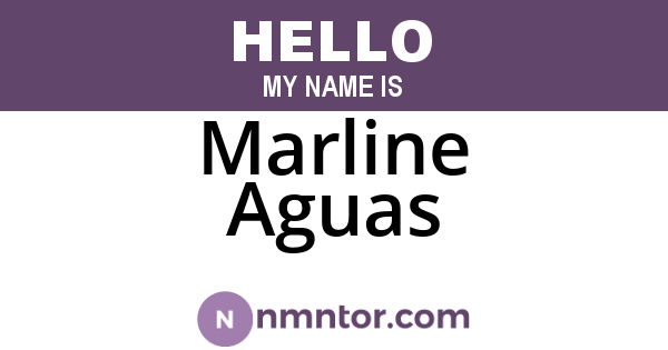 Marline Aguas