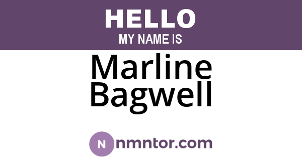 Marline Bagwell