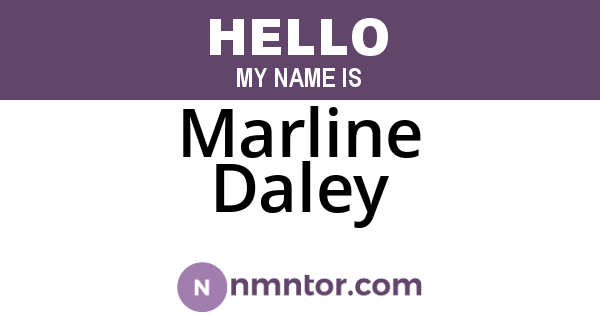 Marline Daley
