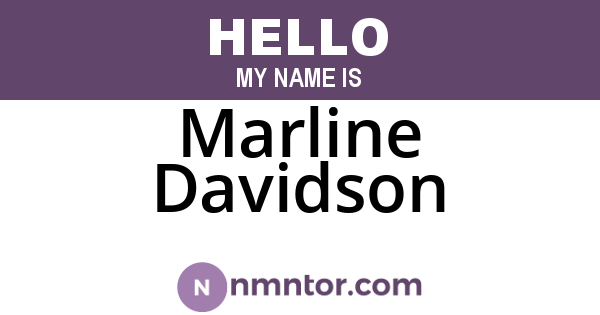 Marline Davidson