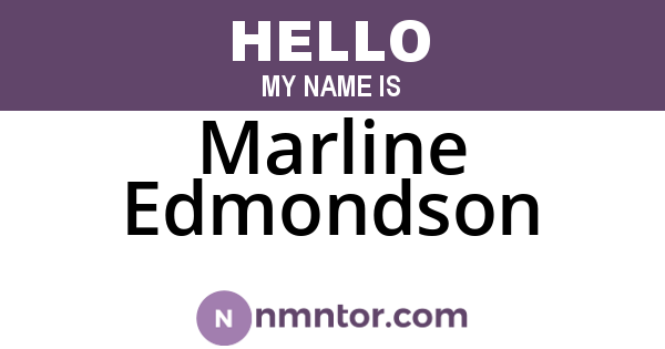Marline Edmondson