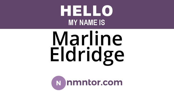 Marline Eldridge