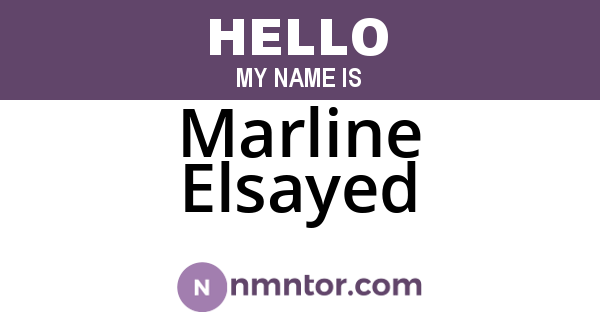 Marline Elsayed
