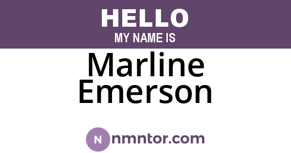 Marline Emerson