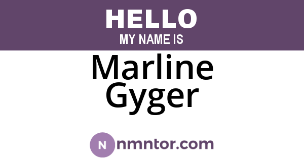 Marline Gyger