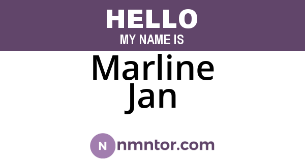 Marline Jan