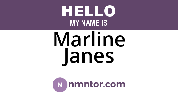 Marline Janes