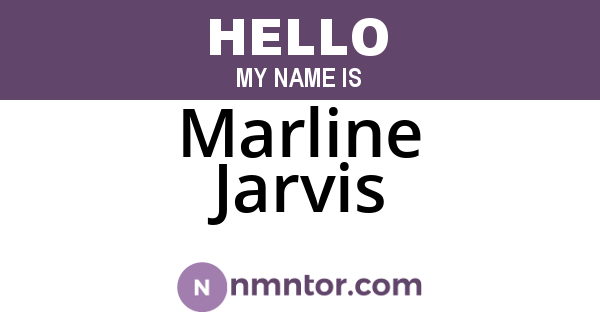 Marline Jarvis