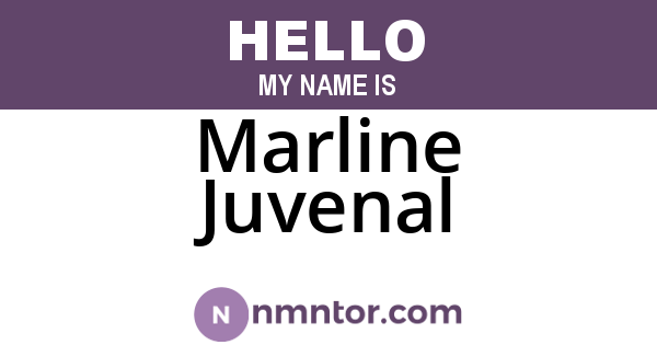 Marline Juvenal
