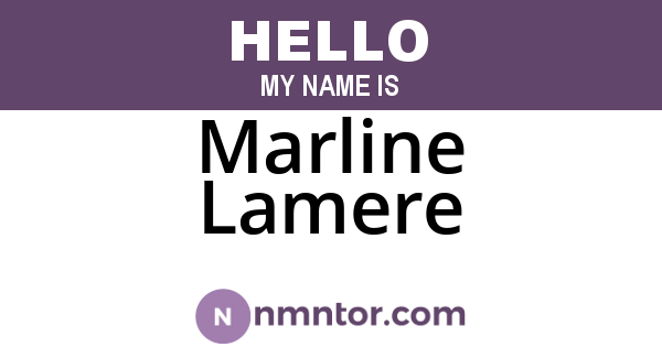 Marline Lamere