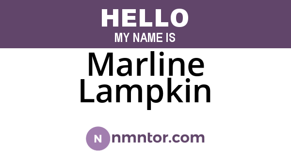 Marline Lampkin