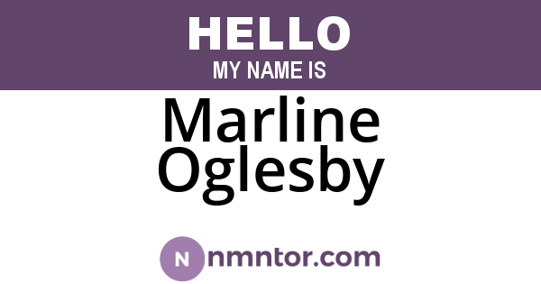 Marline Oglesby