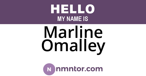 Marline Omalley