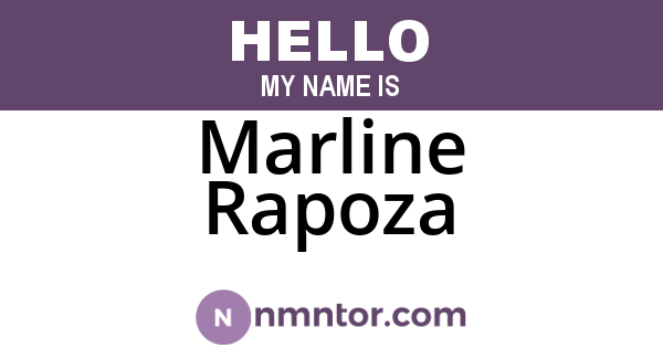 Marline Rapoza