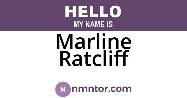 Marline Ratcliff