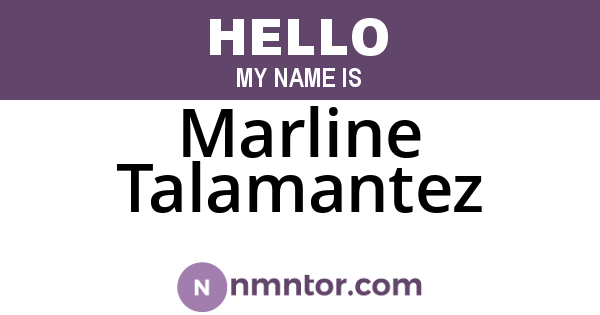 Marline Talamantez
