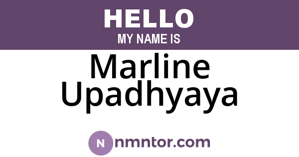 Marline Upadhyaya