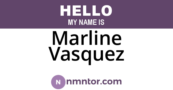 Marline Vasquez
