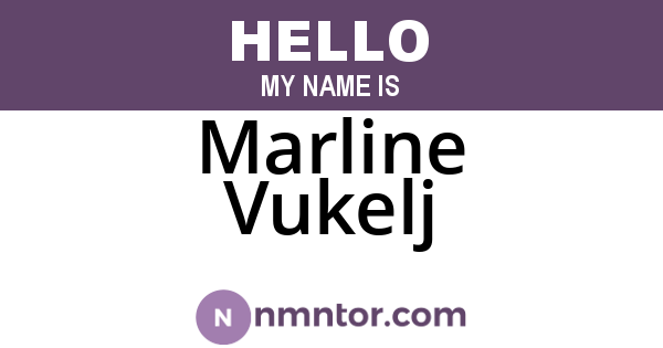 Marline Vukelj
