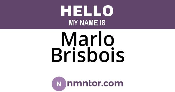 Marlo Brisbois