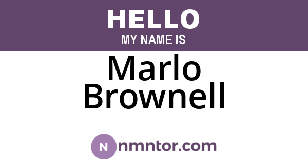 Marlo Brownell