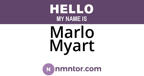Marlo Myart