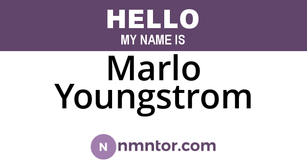 Marlo Youngstrom