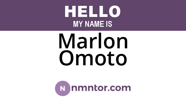Marlon Omoto